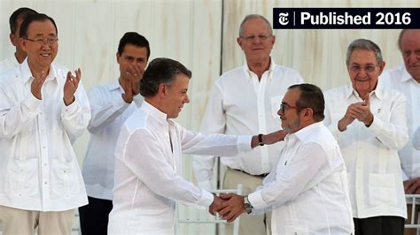 Colombian Peace Accords; 2016 Agreement Ending Five Decades of Civil War and Transforming Colombian Society